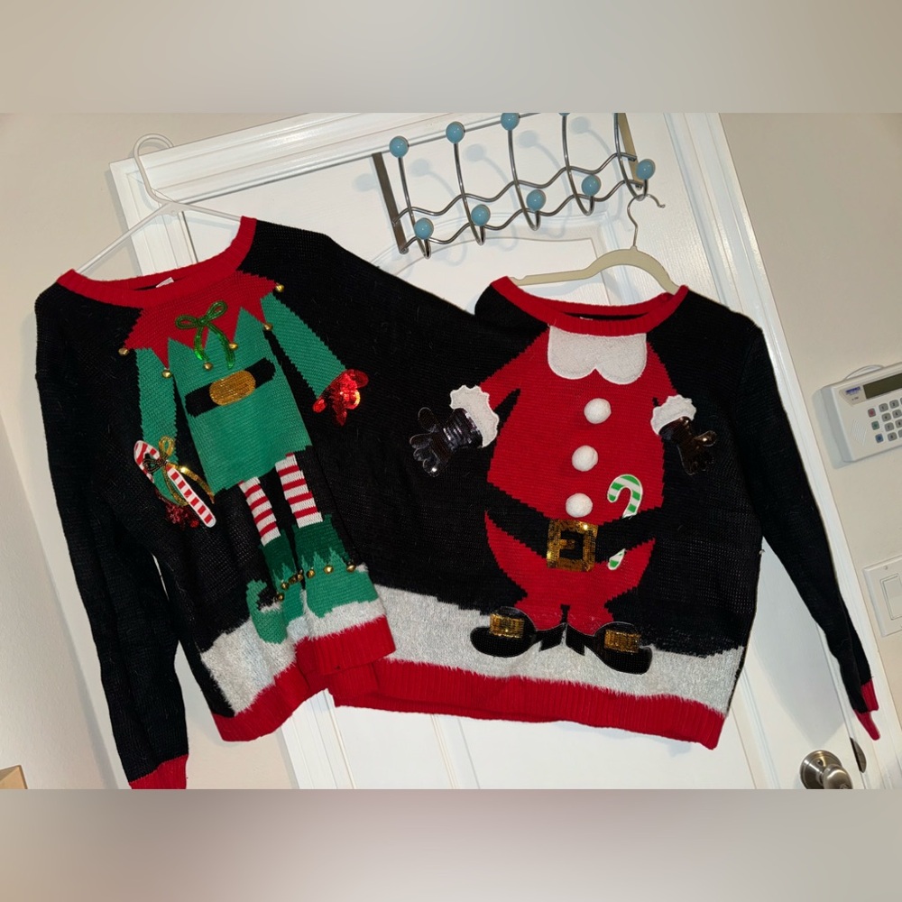 Christmas Sweater Built for Two: Adult Size